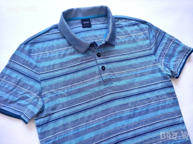 Hugo Boss Polo Shirt Mens - M - оригинална мъжка тениска, снимка 3 - Спортни дрехи, екипи - 55504070