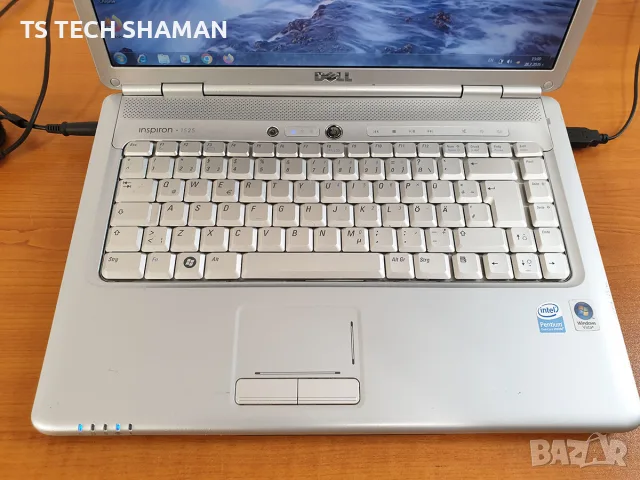 ⭐Продавам ретро "бижу" лаптоп класика DELL Inspiron 1525 с Windows 7.⭐, снимка 4 - Антикварни и старинни предмети - 55553166