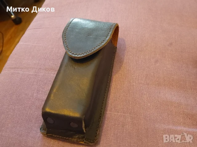 Калъфчета за ножче Викторинокс ,пълнител пистолет и други естеств.кожа нови, снимка 3 - Ножове - 55300877
