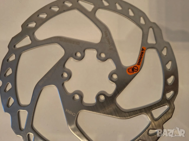 Ротор - Shimano SLX SM-RT66 160 мм (2 - бр ЧИСТО НОВИ), снимка 4 - Части за велосипеди - 54720176