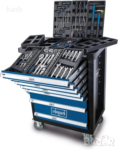 Количка с инструменти 263 части Scheppach TW1000 / 5909304900