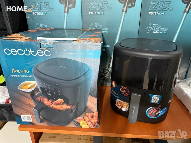 Фритюрник с горещ въздух Cecotec Cecofry Bombastik 6000 6L AirFryer