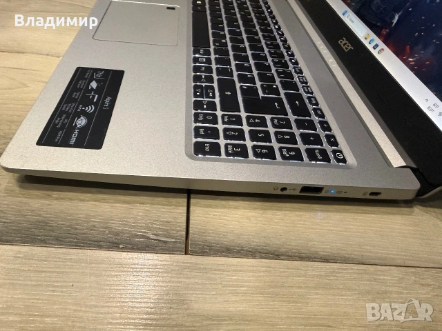 Acer Aspire A515-45G- Ryzen 5 5500u/16гб/512гб м.2/Radeon 550x, снимка 6 - Лаптопи за игри - 55007333