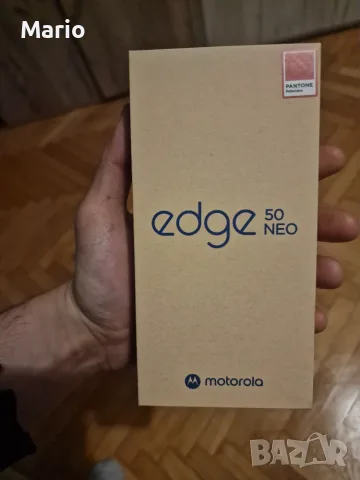 неупотребявани Motorola Edge 50 Neo в гаранция, 256GB, 8GB RAM, 5G, Poinciana + moto buds Starlight 