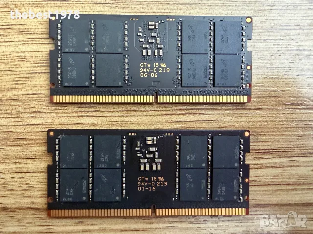64GB DDR5 4800MHz Crucial CT32G48C40S5.M16A1 Рам Памет За Лаптоп, снимка 2 - RAM памет - 55617655
