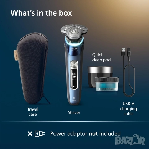  Philips i9000 Prestige XP9202/30 със Станция за Почистване НОВА, снимка 3 - Електрически самобръсначки - 54998108
