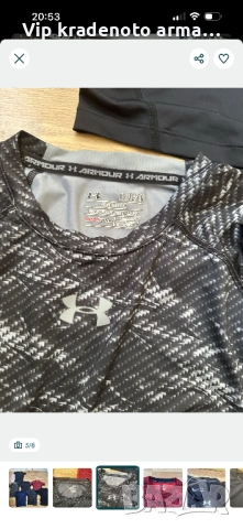 Under Armour Compression Vintage L и XL, снимка 3 - Тениски - 54646184