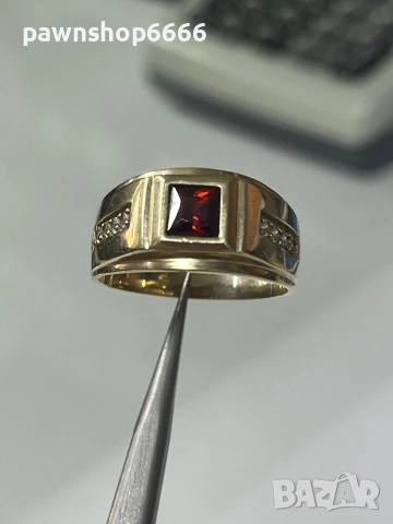 Златен пръстен 14 карата 6,13 грама , снимка 4 - Пръстени - 54087146