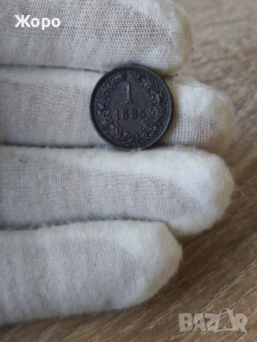1 кройцер 1885 година Австрия 