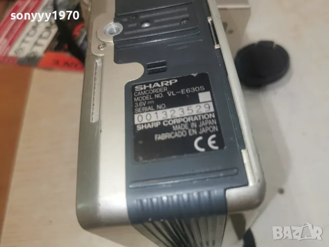SHARP VL-E630 VIEWCAM 8-MADE IN JAPAN ВНОС FRANCE 0908261640L4, снимка 16 - Камери - 55605053