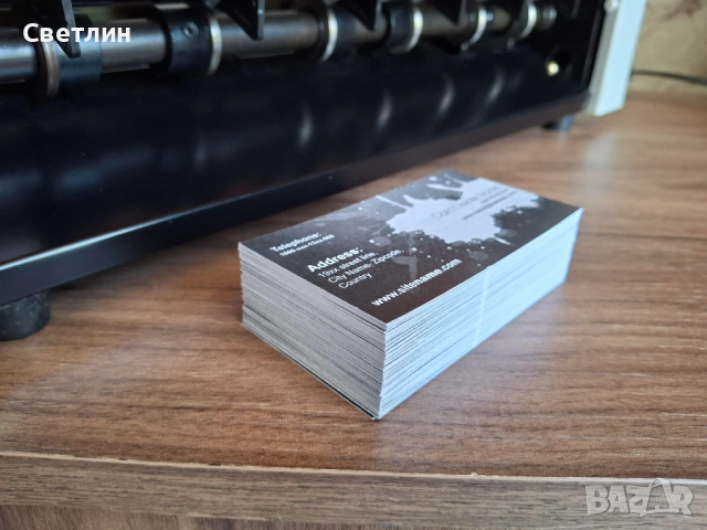 електрическа машина за рязане на визитки и картички - Полуавтоматична, снимка 6 - Други инструменти - 54491403