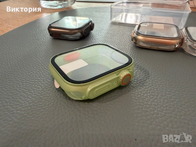Кейс за циферблат за Apple Watch series9 45mm, снимка 3 - Калъфи, кейсове - 55136150