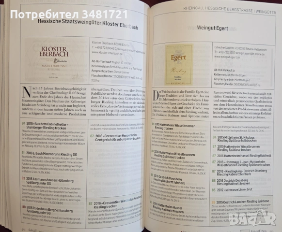Справочник - вината на Германия 2018 / Falstaff Wein Guide Deutschland 2018, снимка 11 - Кулинария - 55064975