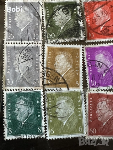 Пощенски марки Deutsches Reich 1926-33г, снимка 5 - Филателия - 55530398