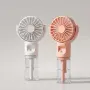 Преносим вентилатор с водна мъгла 2 в 1 – 4000mAh батерия, 4 скорости, USB-C зареждане и ароматерапи, снимка 1