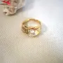 Пръстен с 14К златно покритие 224941, снимка 1