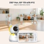 Чисто нов смарт бебефон ieGeek 2K HD – 5" дисплей + WiFi / App контрол, Нощно виждане  , снимка 3
