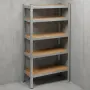Професионален метален стелаж HÖGLER 180x100x60 см – 5 рафта, товароносимост 1000 кг, снимка 2