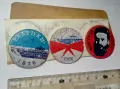 ПОДВИГЪТ на БОТЕВ / Парахода РАДЕЦКИ- Комплект ПАМЕТНИ ЗНАЧКИ от 1966г., снимка 1