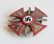 WW2 3 Райх емайлирана значка на 5-ти Донски казашки полк, снимка 4
