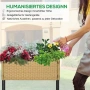 Повдигнато градинско легло Outsunny, сандъче за цветя, снимка 5
