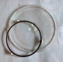 Чиния за микровълнова печка 24,5 cm + водещата ролка, снимка 1