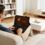 Нов кейс Калъф стойка с клавиатура за таблет Lenovo Tab Plus 11.5 TB351FU Леново, снимка 5