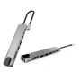 USB-C хъб 8 в 1, HDMI 4K 30Hz, RJ45 100Mbps, PD 87W, USB 3.0 за MacBook, Dell, Lenovo 10305, снимка 6