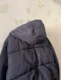 ZARA Черно дамско яке с качулка и джобове L размер с пух отвътре и частици 🖤, снимка 3