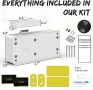 Интелигентна ключалка за шкаф, скрита RFID ключалка за чекмеджета, Bluetooth, снимка 9
