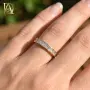 Нов Златен Пръстен с 1.00кт Естествени Диаманти , снимка 3