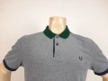 Fred Perry Color Block - Оригинална мъжка тениска с яка размер L, снимка 5