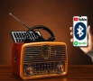 Ретро радио Golon-RX с Bluetooth, AM/FM, соларен панел, снимка 2