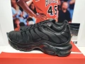 !НОВИ! Nike Air Max Plus 'TN' Leather | Triple Black | + КУТИЯ, снимка 5