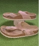 чехли Birkenstock GIZEH Suede Metallic Rose Copper номер 39 , снимка 1