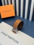 колани от естествена кожа в кутия Louis Vuitton 4см, снимка 8