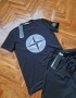 Страхотна мъжка тениска и къси панталони STONE ISLAND размер S M L XL 2XL , снимка 1