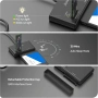 Alxum M.2 NVMe SSD Enclosure Adapter – USB-C 10Gbps адаптер за M.2 NVMe и SATA SSD дискове, снимка 4