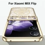Твърд Калъф за Xiaomi Mix Flip 5G Mechanical Legend Electroplating PC с Протектор – 5 цвята, снимка 11