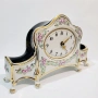 Порцеланов настолен часовник Royal Dux Bohemia Komtesa в стил Empir., снимка 3