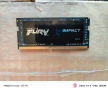 Kingston FURY Impact 16GB DDR4 3200MHz KF432S20IB/16 SODIMM, снимка 1