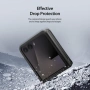 Кожен Калъф за Samsung Galaxy Z Flip8 DUX DUCIS Bril Series с Протектор – Черен, снимка 6