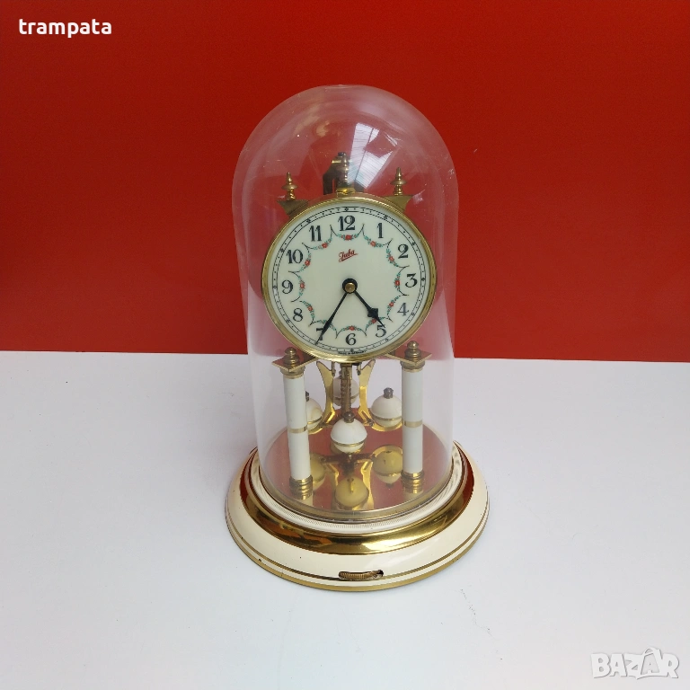 НАЙ ДОБРАТА ОФЕРТА Немски стар механичен часовник Schatz & Söhne / Juba , снимка 1