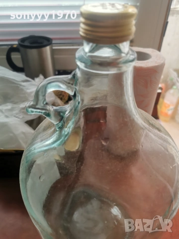 5L СТЪКЛЕНА ДАМАДЖАНА ЗА РАКИЯ 2204261254, снимка 11 - Колекции - 54277329