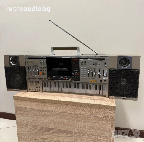🔈Ретро радиокасетофон със синтезатор CASIO  KX-101 - Boombox🔈, снимка 2 - Радиокасетофони, транзистори - 54638462