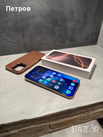 КАТО ЧИСТО НОВ Iphone 16 Pro Max Desert + калъф, снимка 7 - Apple iPhone - 54117116