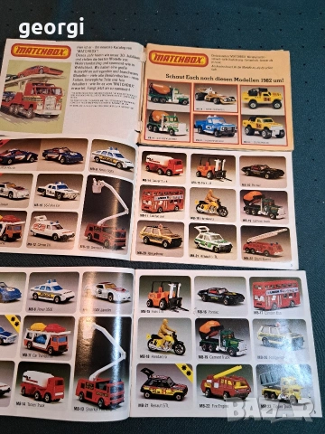 три ретро каталога Matchbox 1982,1983, 2984г. 31/6, снимка 2 - Колекции - 55162545