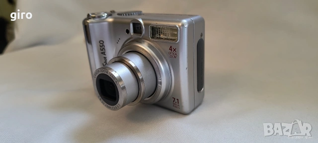 Фотоапарат Canon PowerShot A550 в, снимка 10 - Фотоапарати - 55175093