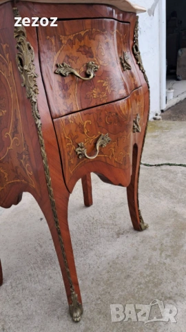 Скрин "Bombe" с мрамор, снимка 4 - Скринове - 54005415