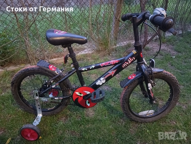 Детско колело 16 цола с помощни колела 